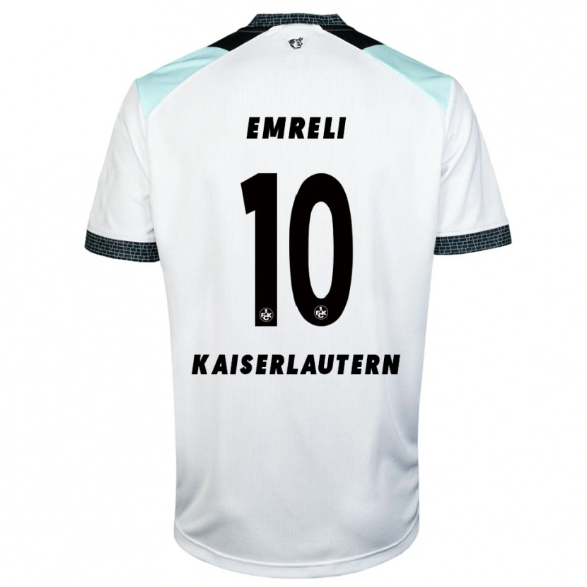 Danxen Heren Mahir Emreli #10 Wit Zwart Uitshirt Uittenue 2025/26 T-Shirt België