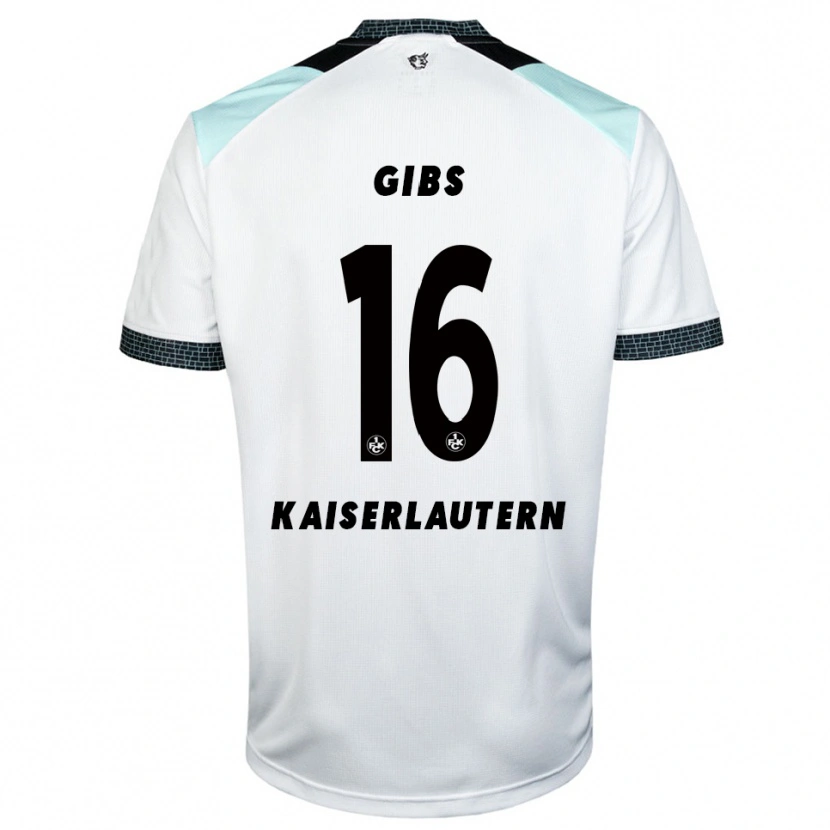 Danxen Heren Owen Gibs #16 Wit Zwart Uitshirt Uittenue 2025/26 T-Shirt België