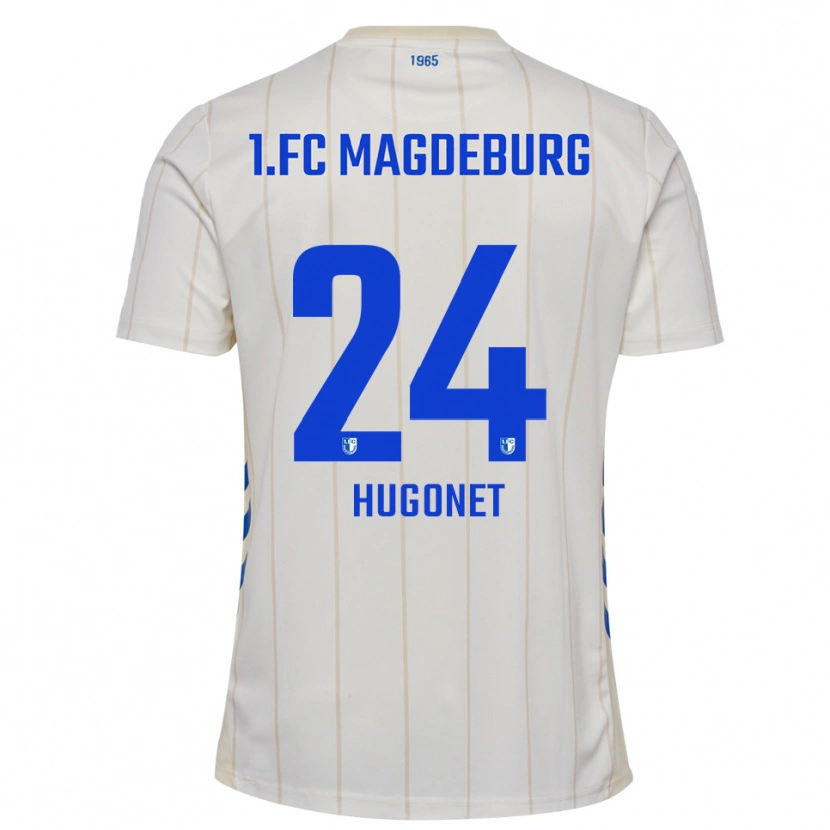 Danxen Heren Jean Hugonet #24 Wit Blauw Uitshirt Uittenue 2025/26 T-Shirt België