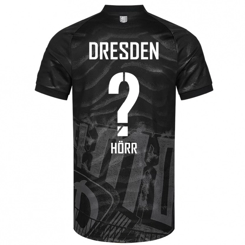 Danxen Heren Annemarie Hörr #0 Zwart Grijs Uitshirt Uittenue 2025/26 T-Shirt België