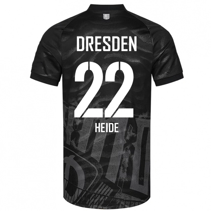 Danxen Heren Pepe Heide #22 Zwart Grijs Uitshirt Uittenue 2025/26 T-Shirt België