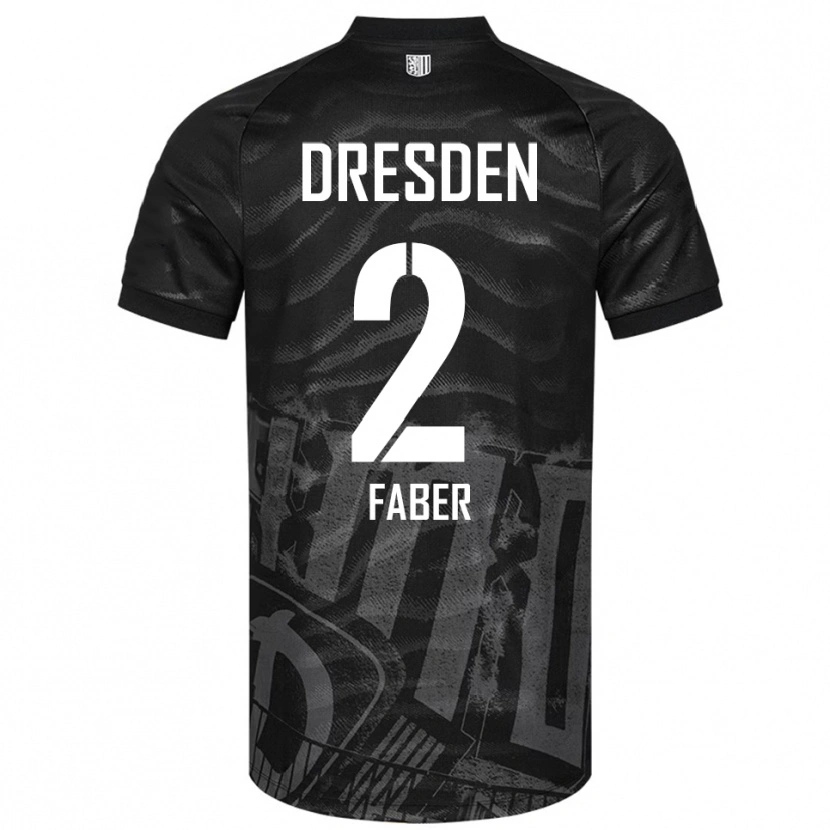 Danxen Heren Konrad Faber #2 Zwart Grijs Uitshirt Uittenue 2025/26 T-Shirt België