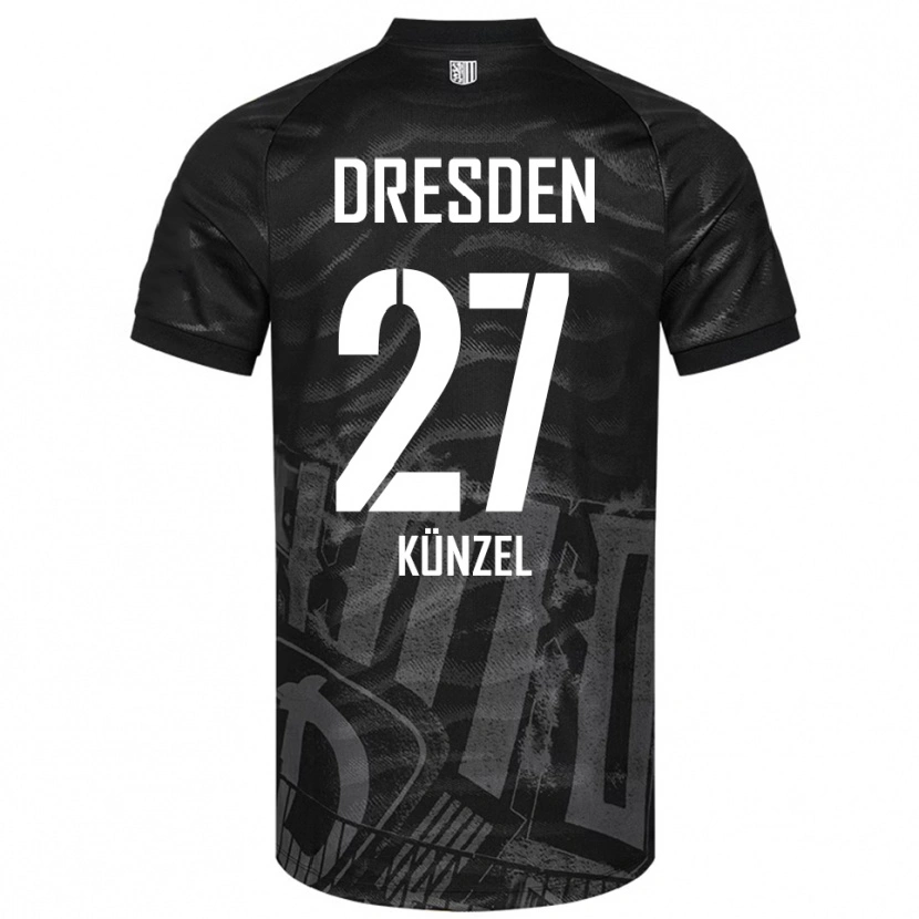Danxen Heren Nico Künzel #27 Zwart Grijs Uitshirt Uittenue 2025/26 T-Shirt België