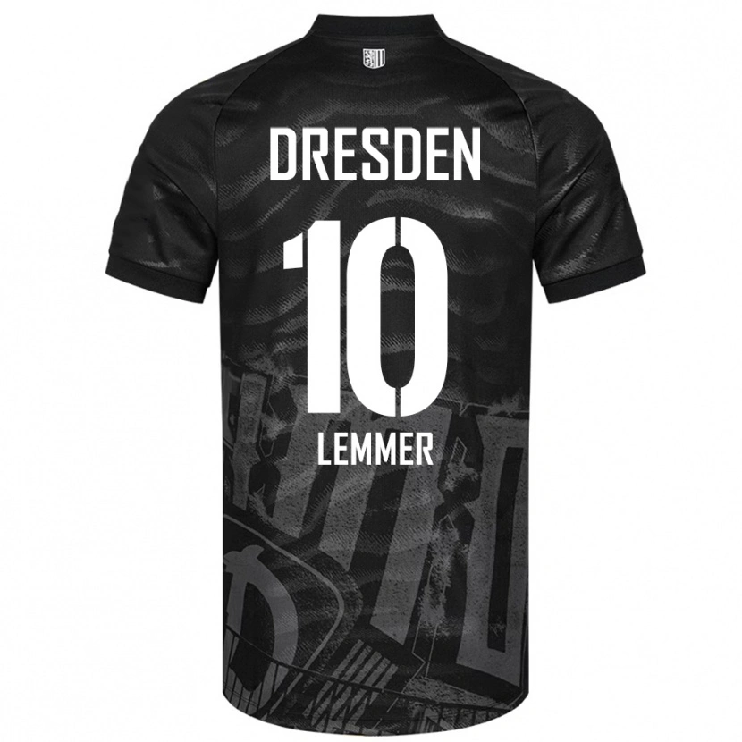 Danxen Heren Jakob Lemmer #10 Zwart Grijs Uitshirt Uittenue 2025/26 T-Shirt België
