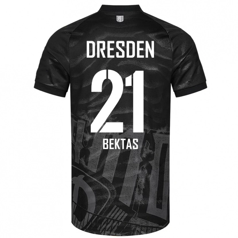 Danxen Heren Tünay Bektas #21 Zwart Grijs Uitshirt Uittenue 2025/26 T-Shirt België