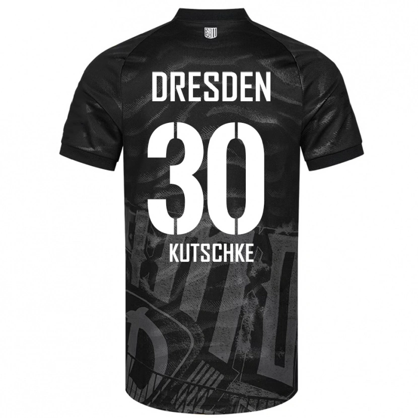 Danxen Heren Stefan Kutschke #30 Zwart Grijs Uitshirt Uittenue 2025/26 T-Shirt België