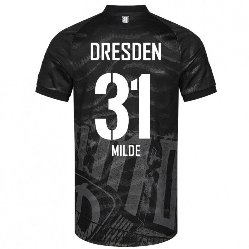 Danxen Heren Paul Milde #31 Zwart Grijs Uitshirt Uittenue 2025/26 T-Shirt België
