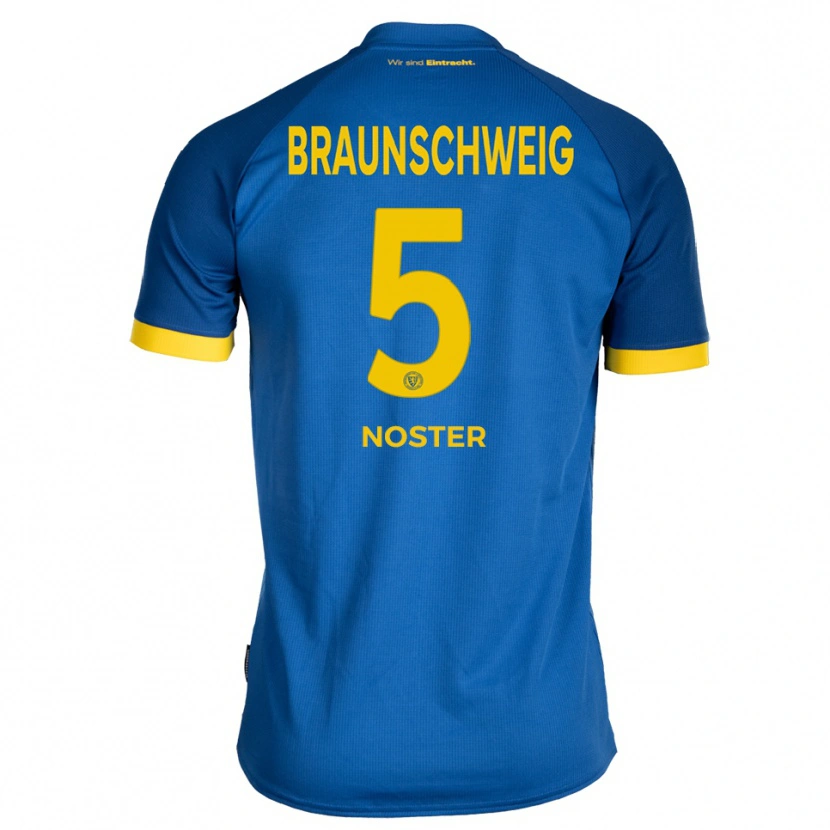 Danxen Heren Lasse Noster #5 Koninklijk Blauw Geel Uitshirt Uittenue 2025/26 T-Shirt België