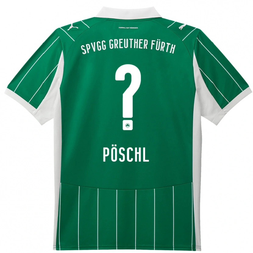 Danxen Heren Katja Pöschl #0 Groen Wit Uitshirt Uittenue 2025/26 T-Shirt België