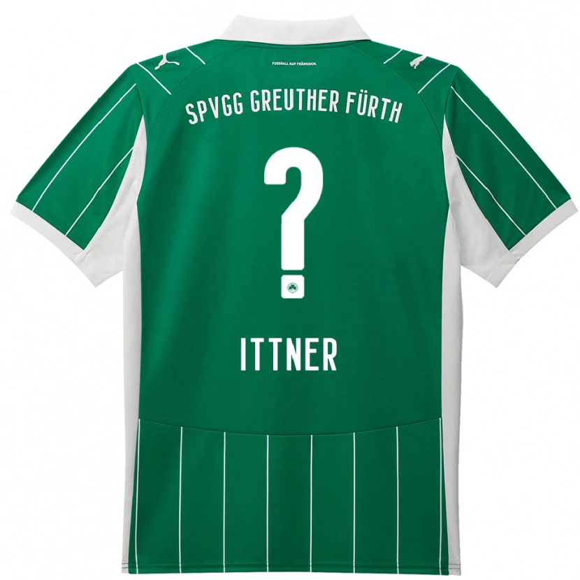 Danxen Heren Jasmin Ittner #0 Groen Wit Uitshirt Uittenue 2025/26 T-Shirt België