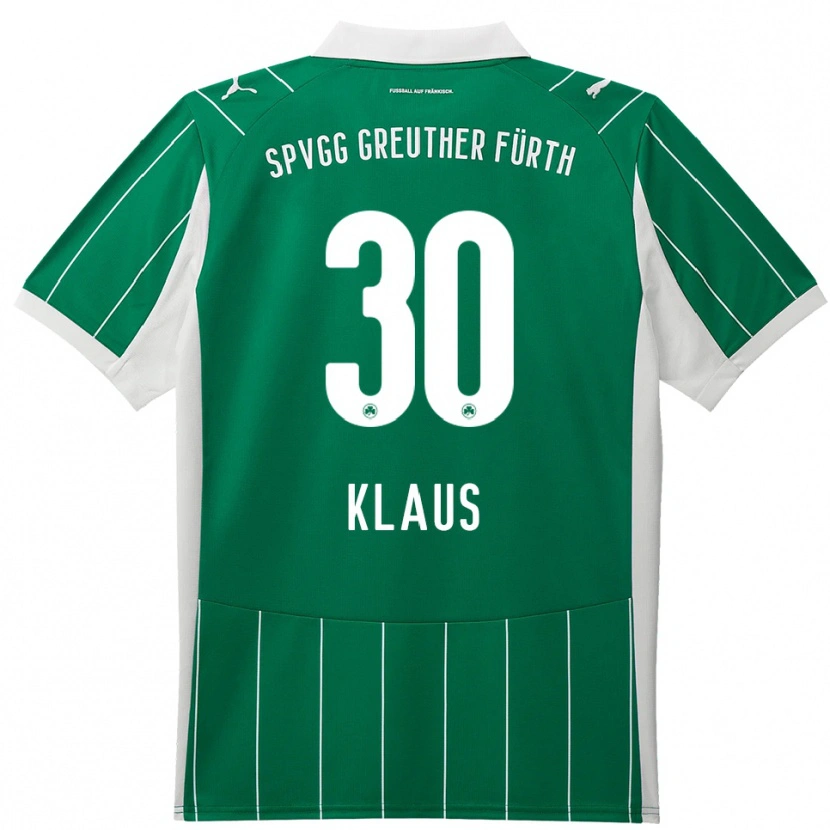 Danxen Heren Felix Klaus #30 Groen Wit Uitshirt Uittenue 2025/26 T-Shirt België