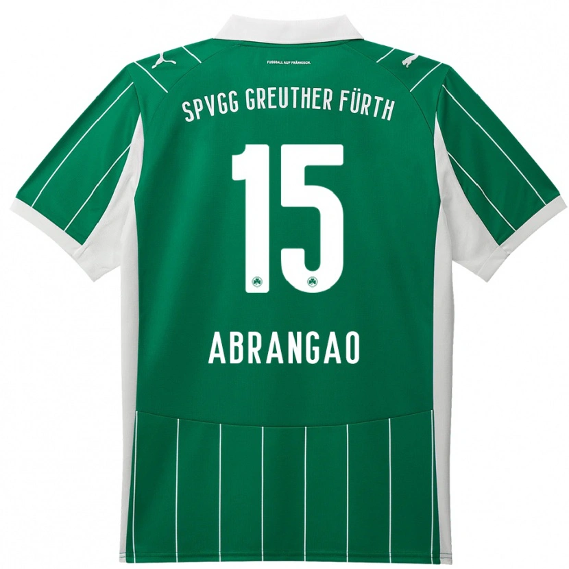 Danxen Heren David Abrangao #15 Groen Wit Uitshirt Uittenue 2025/26 T-Shirt België