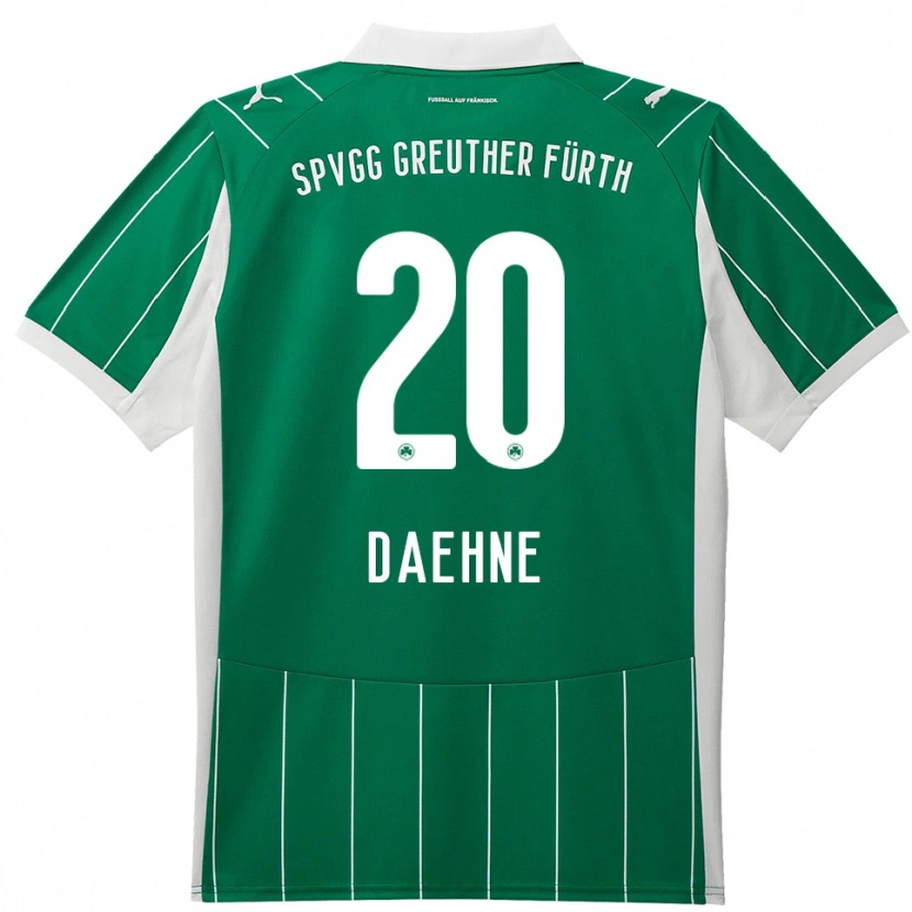 Danxen Heren Luis Daehne #20 Groen Wit Uitshirt Uittenue 2025/26 T-Shirt België