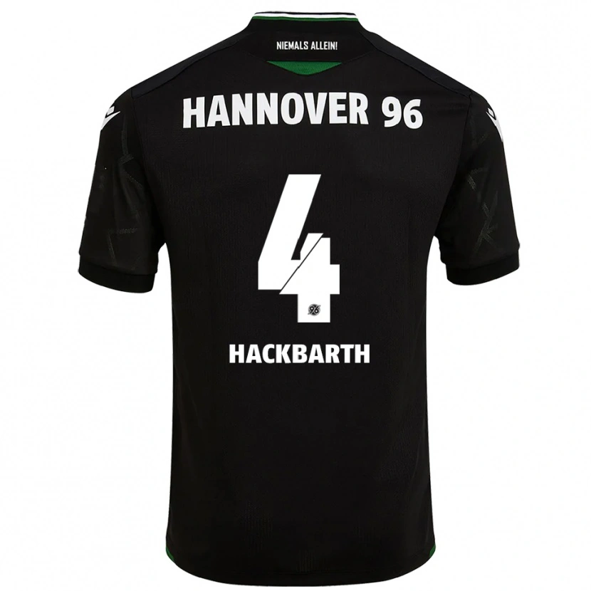 Danxen Heren Celina Hackbarth #4 Zwart Groen Uitshirt Uittenue 2025/26 T-Shirt België