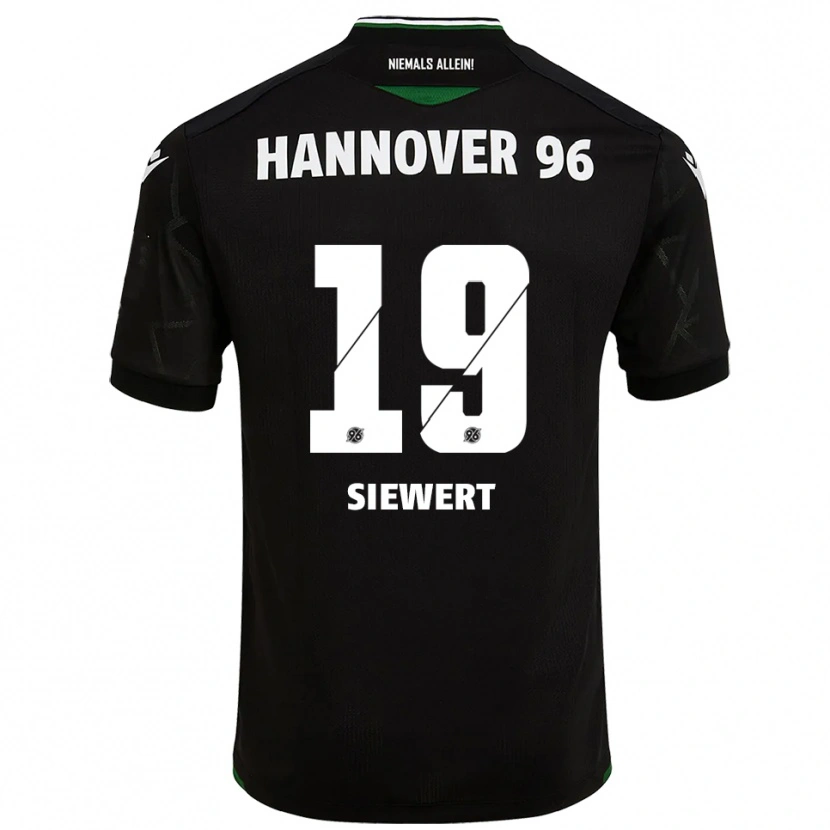 Danxen Heren Joschua Siewert #19 Zwart Groen Uitshirt Uittenue 2025/26 T-Shirt België