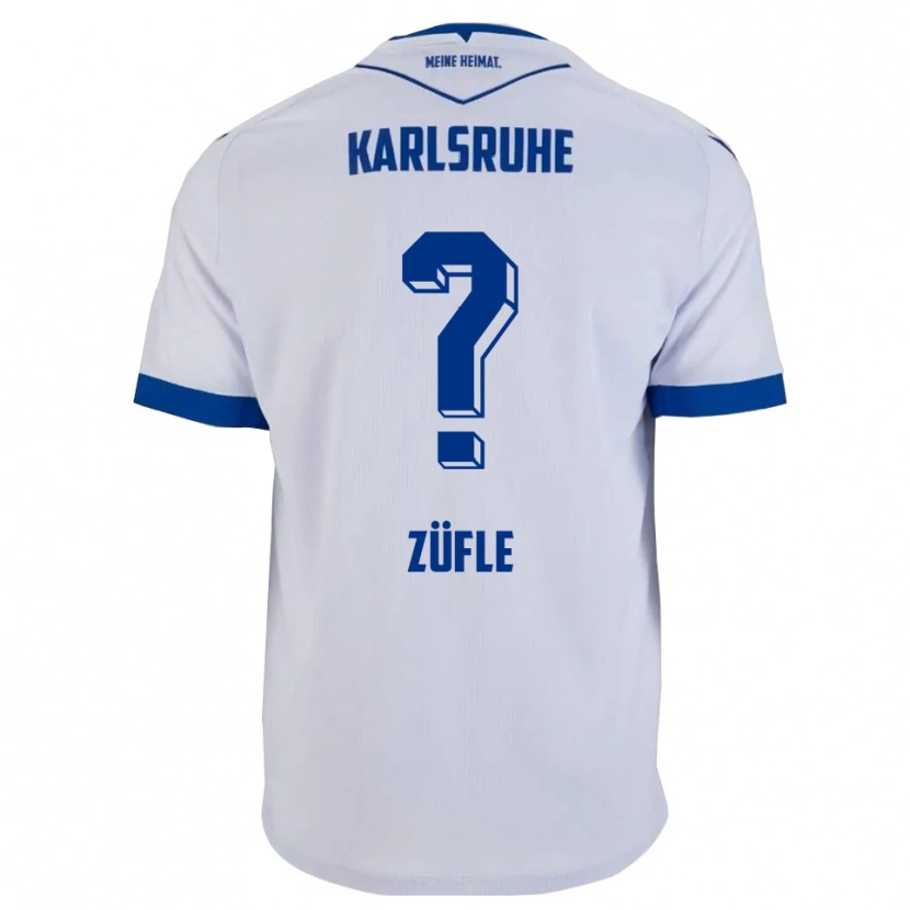 Danxen Heren Pia Züfle #0 Wit Blauw Uitshirt Uittenue 2025/26 T-Shirt België