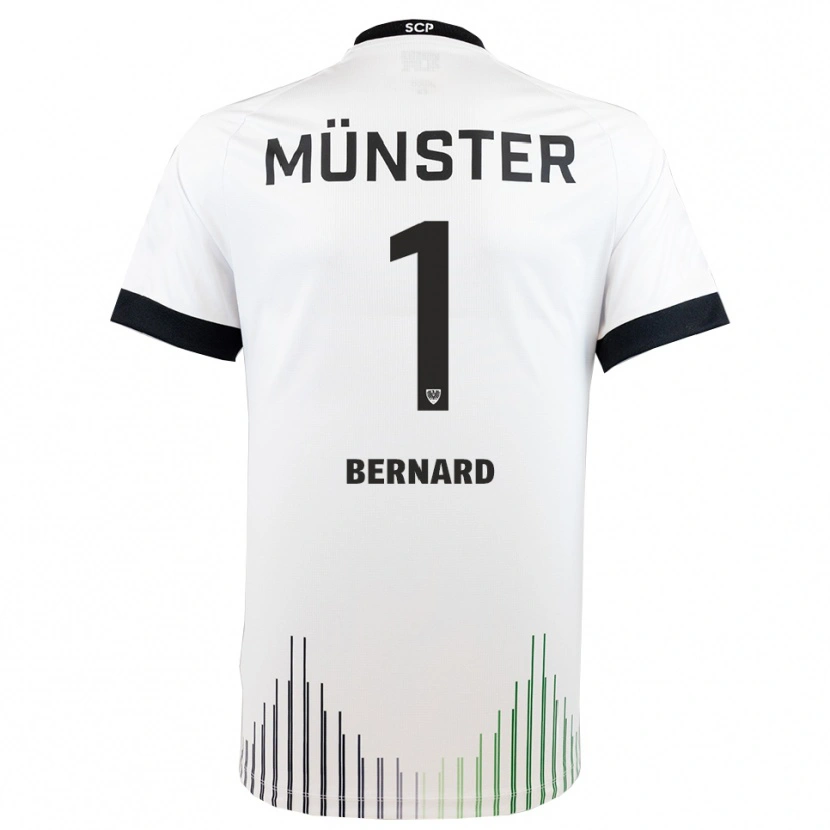Danxen Heren Jan Bernard #1 Wit Zwart Uitshirt Uittenue 2025/26 T-Shirt België