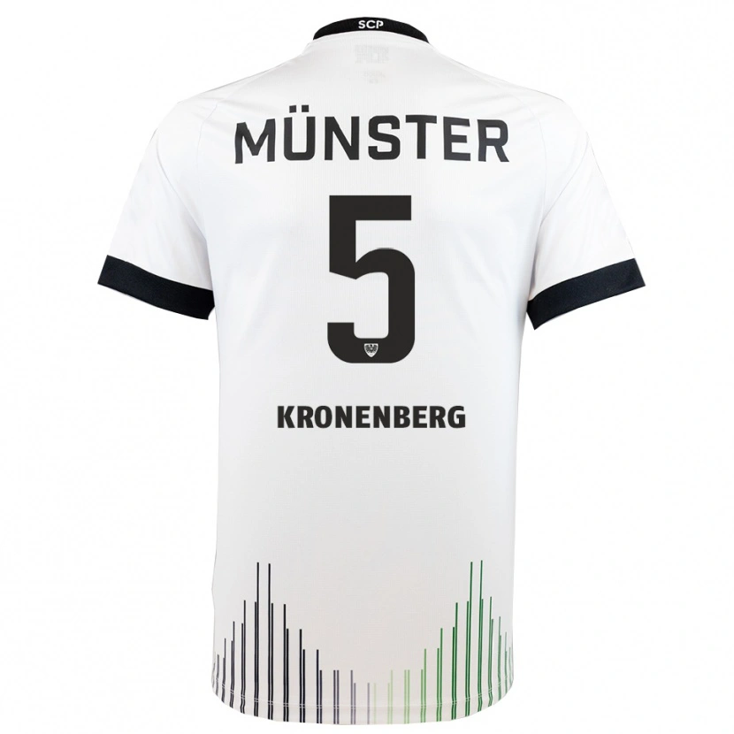 Danxen Heren Ben Kronenberg #5 Wit Zwart Uitshirt Uittenue 2025/26 T-Shirt België