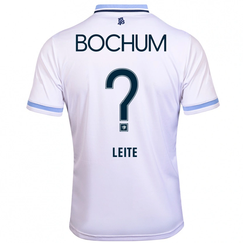 Danxen Heren Ana Leite #0 Wit Hemelsblauw Uitshirt Uittenue 2025/26 T-Shirt België