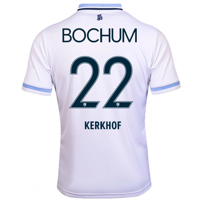 Danxen Heren Nina Kerkhof #22 Wit Hemelsblauw Uitshirt Uittenue 2025/26 T-Shirt België