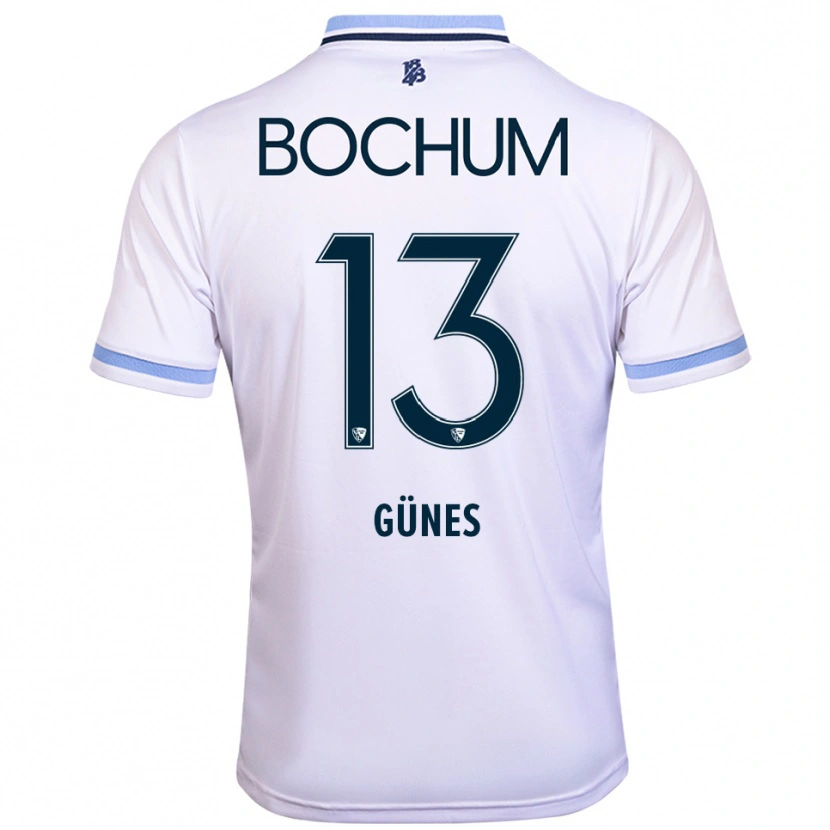 Danxen Heren Ciwan Günes #13 Wit Hemelsblauw Uitshirt Uittenue 2025/26 T-Shirt België