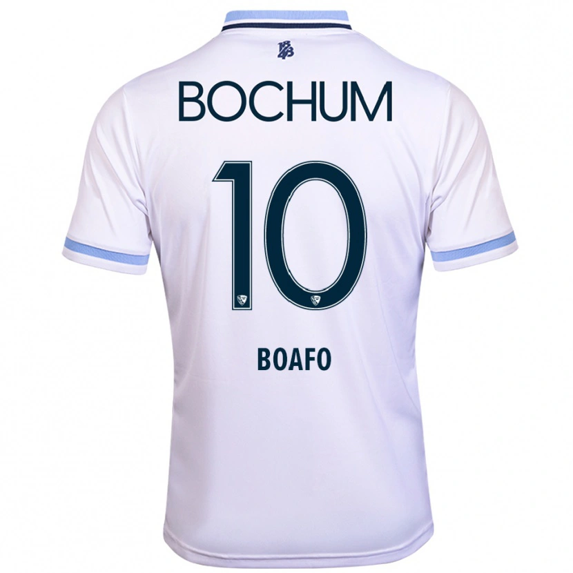 Danxen Heren Divine Boafo #10 Wit Hemelsblauw Uitshirt Uittenue 2025/26 T-Shirt België
