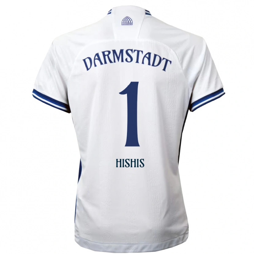 Danxen Heren Louvel Hishis #1 Wit Blauw Uitshirt Uittenue 2025/26 T-Shirt België