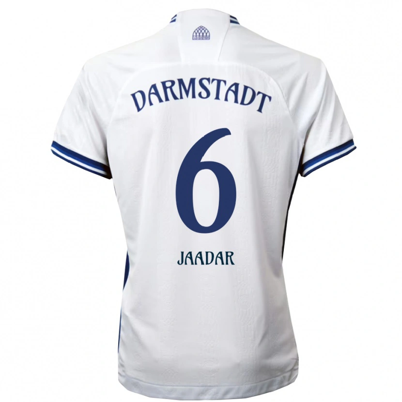 Danxen Heren Imad Jaadar #6 Wit Blauw Uitshirt Uittenue 2025/26 T-Shirt België