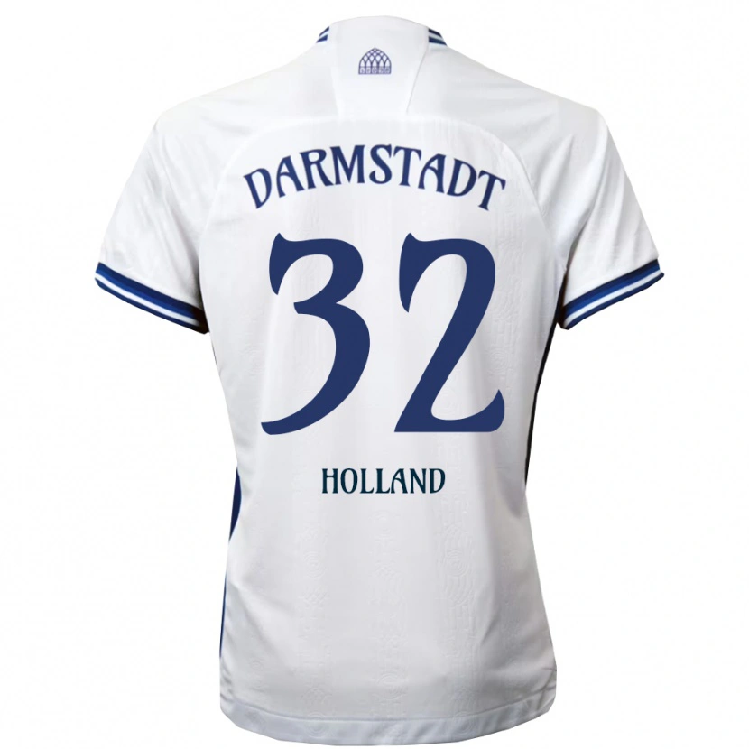 Danxen Heren Fabian Holland #32 Wit Blauw Uitshirt Uittenue 2025/26 T-Shirt België