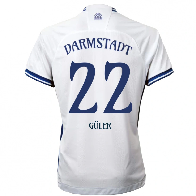 Danxen Heren Serhat-Semih Güler #22 Wit Blauw Uitshirt Uittenue 2025/26 T-Shirt België