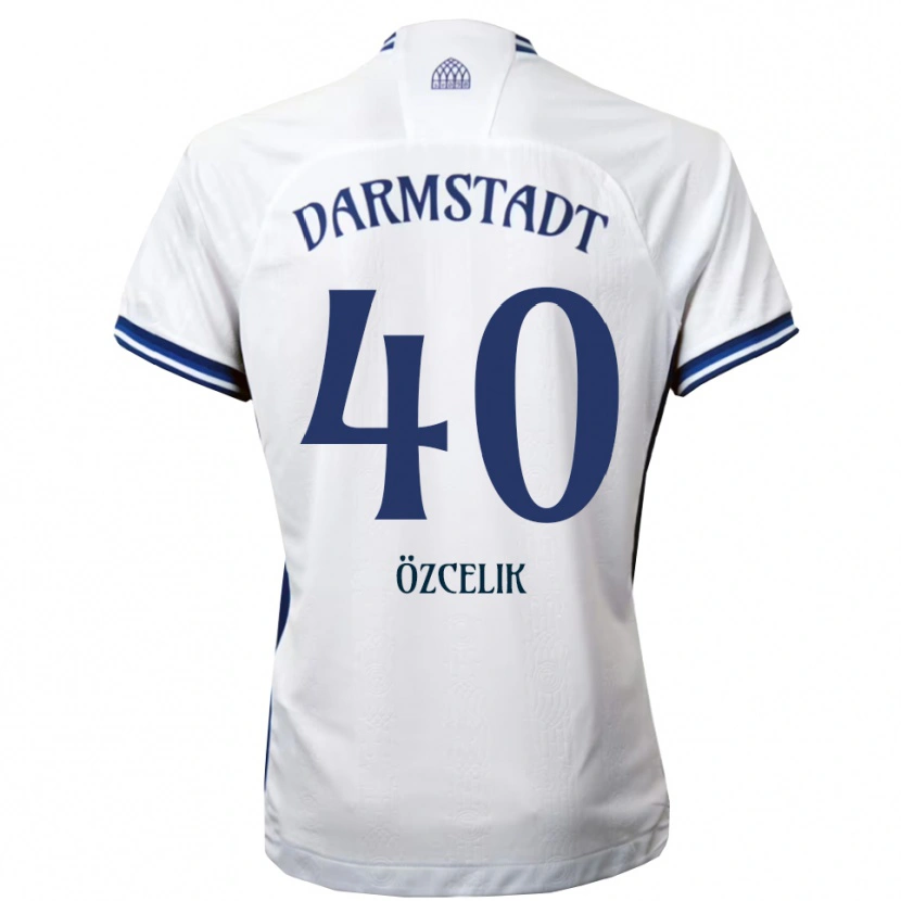 Danxen Heren Mehmet Özçelik #40 Wit Blauw Uitshirt Uittenue 2025/26 T-Shirt België