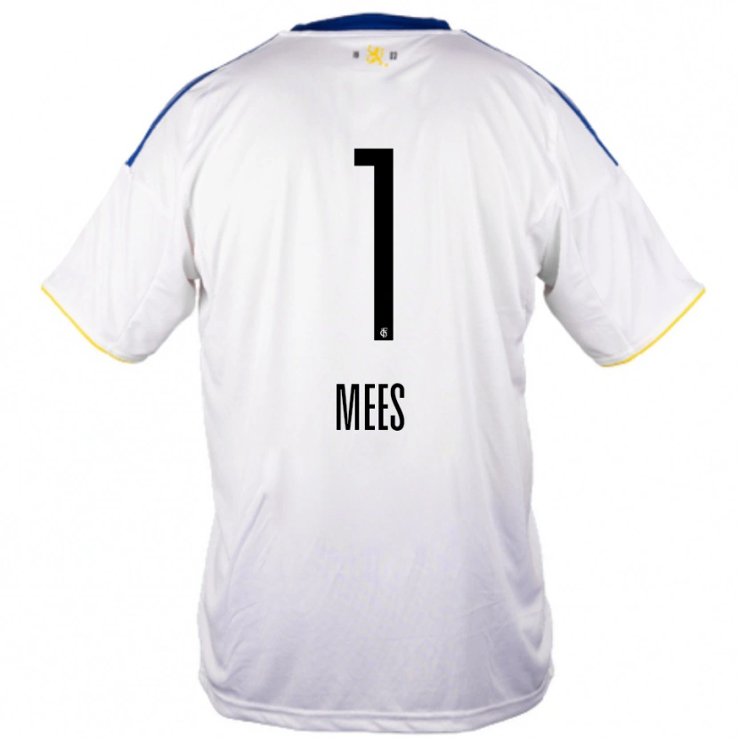Danxen Heren Alexander Mees #1 Wit Blauw Geel Uitshirt Uittenue 2025/26 T-Shirt België