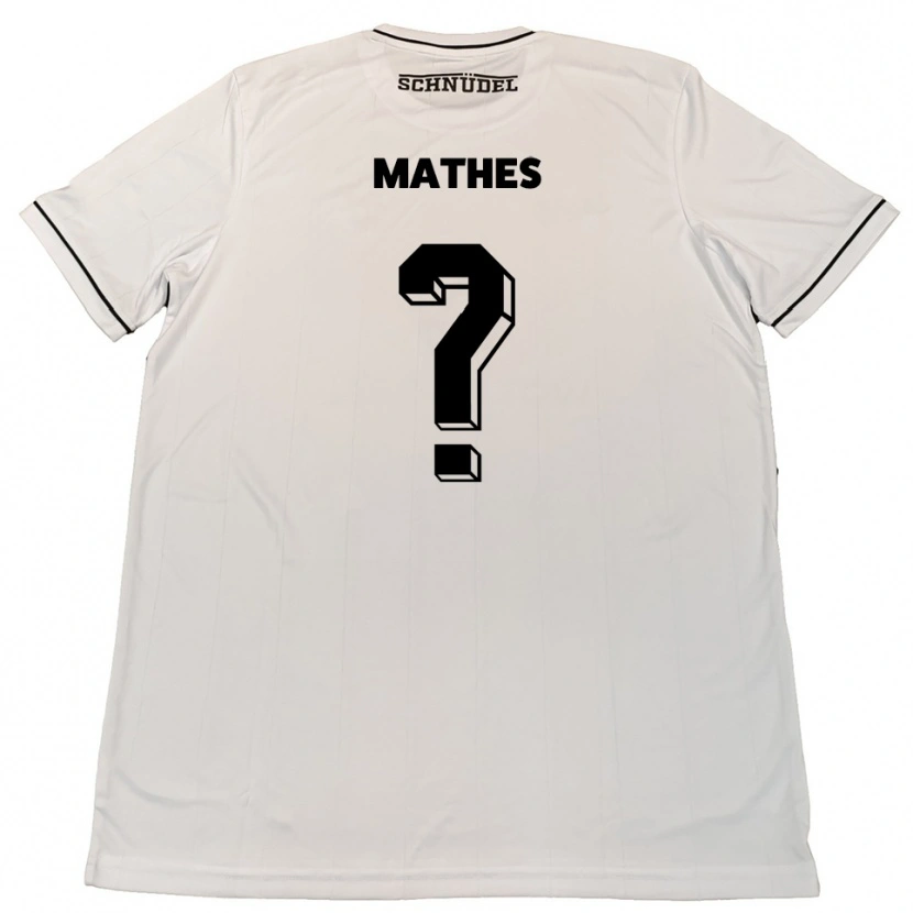 Danxen Heren Lena Mathes #0 Wit Zwart Uitshirt Uittenue 2025/26 T-Shirt België