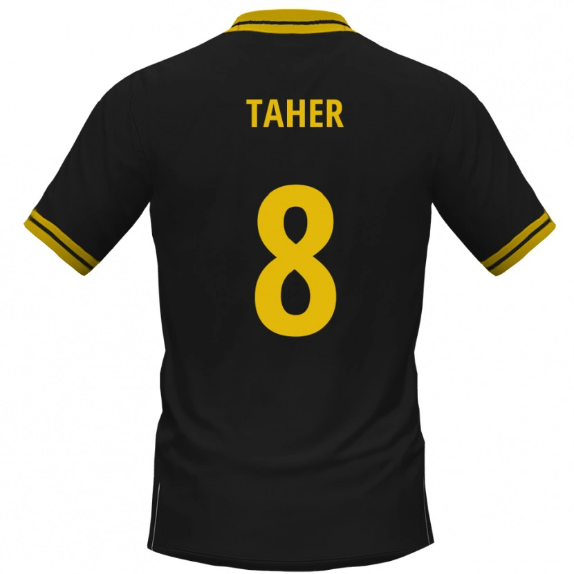 Danxen Heren Kanischka Taher #8 Zwart Geel Uitshirt Uittenue 2025/26 T-Shirt België