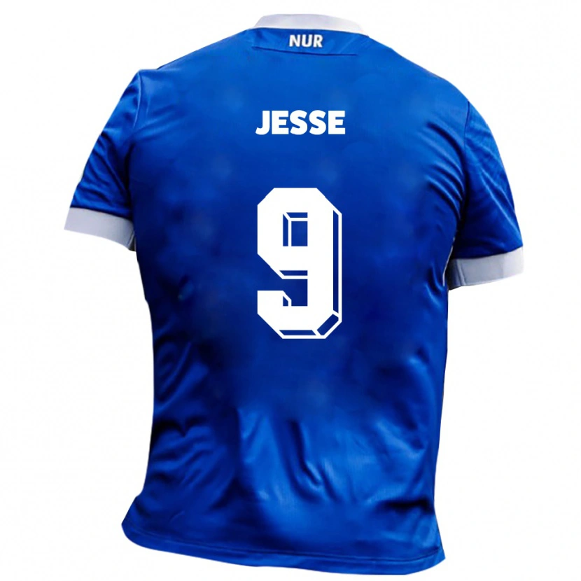 Danxen Heren Lennard Jesse #9 Blauw Wit Uitshirt Uittenue 2025/26 T-Shirt België