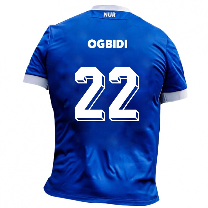 Danxen Heren Theo Ogbidi #22 Blauw Wit Uitshirt Uittenue 2025/26 T-Shirt België