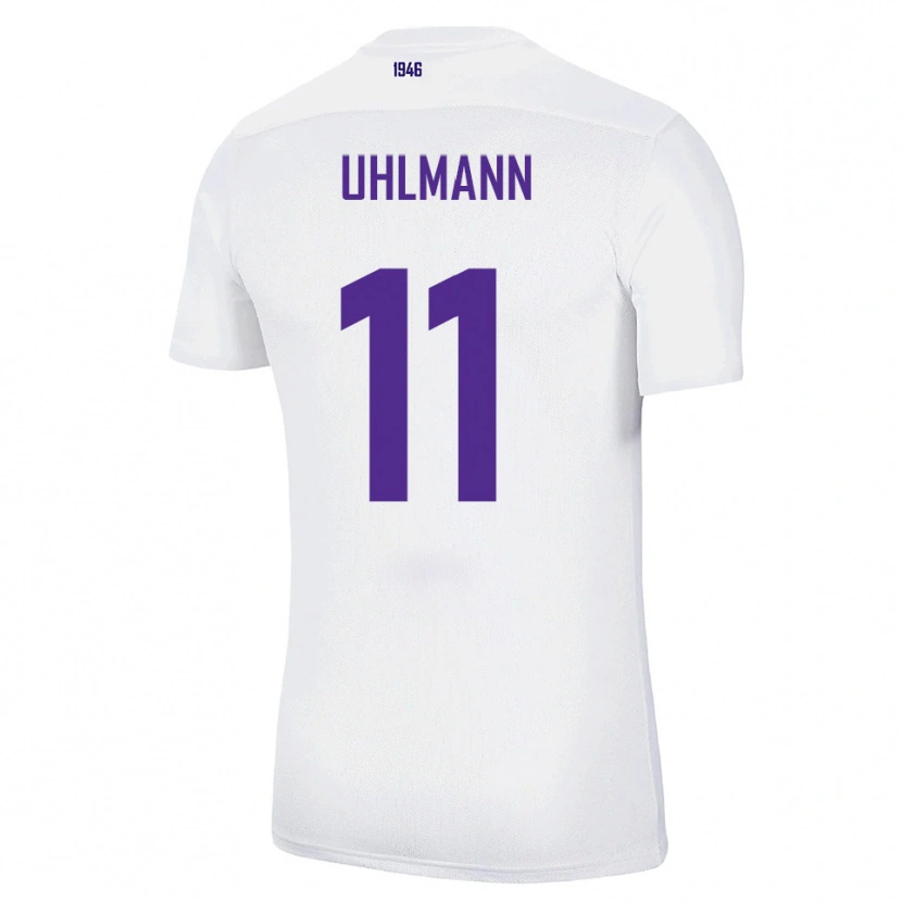Danxen Heren Eric Uhlmann #11 Wit Groen Uitshirt Uittenue 2025/26 T-Shirt België
