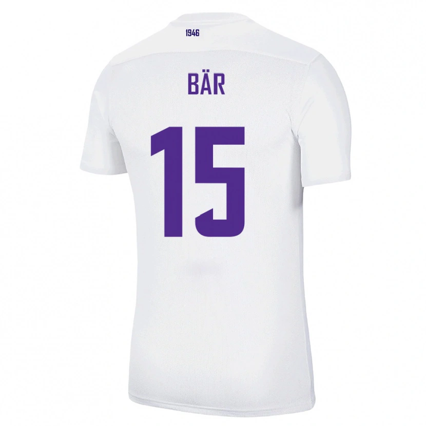 Danxen Heren Marcel Bär #15 Wit Groen Uitshirt Uittenue 2025/26 T-Shirt België