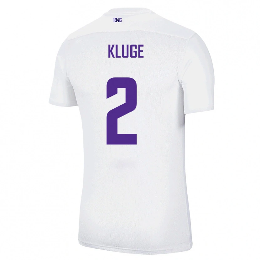 Danxen Heren Maximilian Kluge #2 Wit Groen Uitshirt Uittenue 2025/26 T-Shirt België