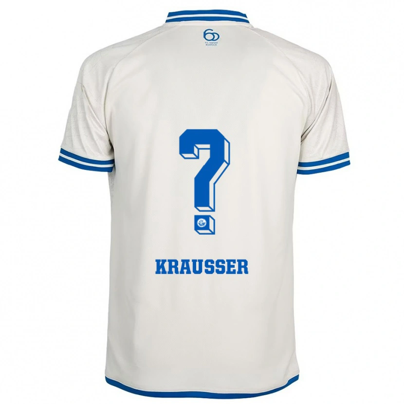Danxen Heren Lenny Kraußer #0 Wit Blauw Uitshirt Uittenue 2025/26 T-Shirt België