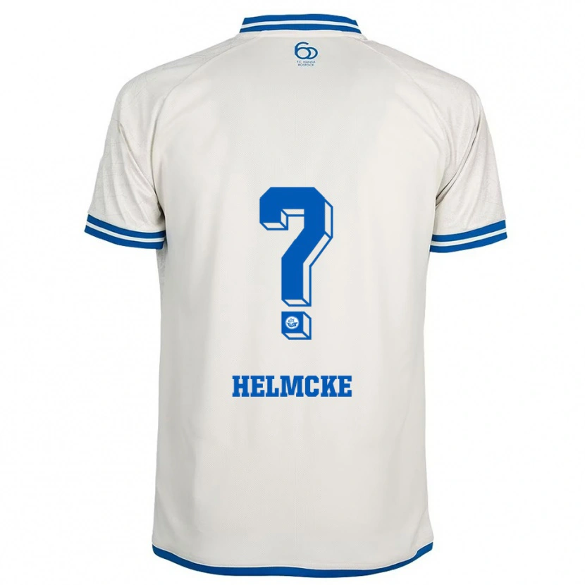 Danxen Heren Felix Helmcke #0 Wit Blauw Uitshirt Uittenue 2025/26 T-Shirt België