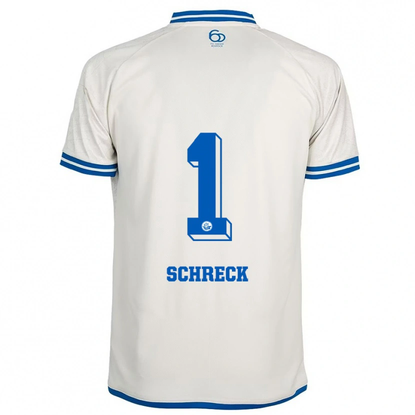 Danxen Heren Til Schreck #1 Wit Blauw Uitshirt Uittenue 2025/26 T-Shirt België
