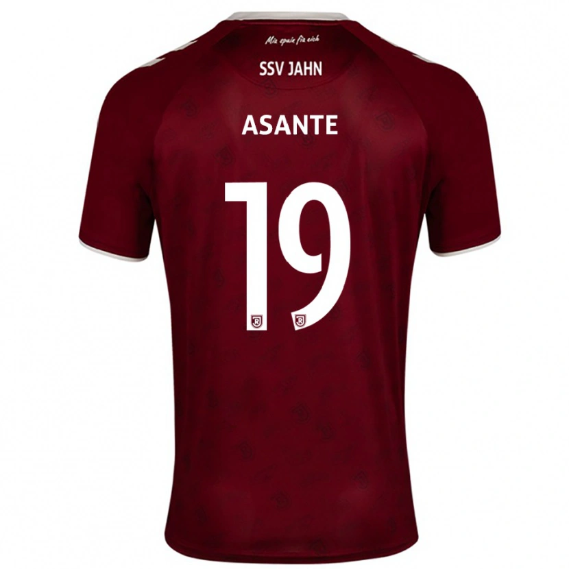 Danxen Heren Davis Asante #19 Bordeaux Wit Uitshirt Uittenue 2025/26 T-Shirt België