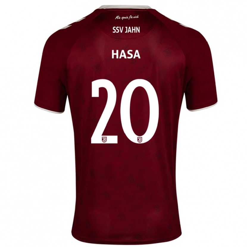 Danxen Heren Samuel Hasa #20 Bordeaux Wit Uitshirt Uittenue 2025/26 T-Shirt België