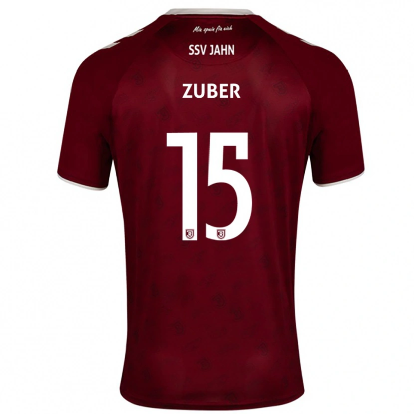 Danxen Heren Samuel Zuber #15 Bordeaux Wit Uitshirt Uittenue 2025/26 T-Shirt België