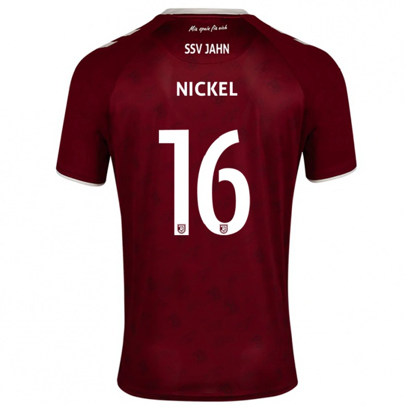 Danxen Heren Marlon Nickel #16 Bordeaux Wit Uitshirt Uittenue 2025/26 T-Shirt België