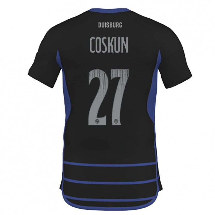 Danxen Heren Can Coskun #27 Zwart Blauw Uitshirt Uittenue 2025/26 T-Shirt België