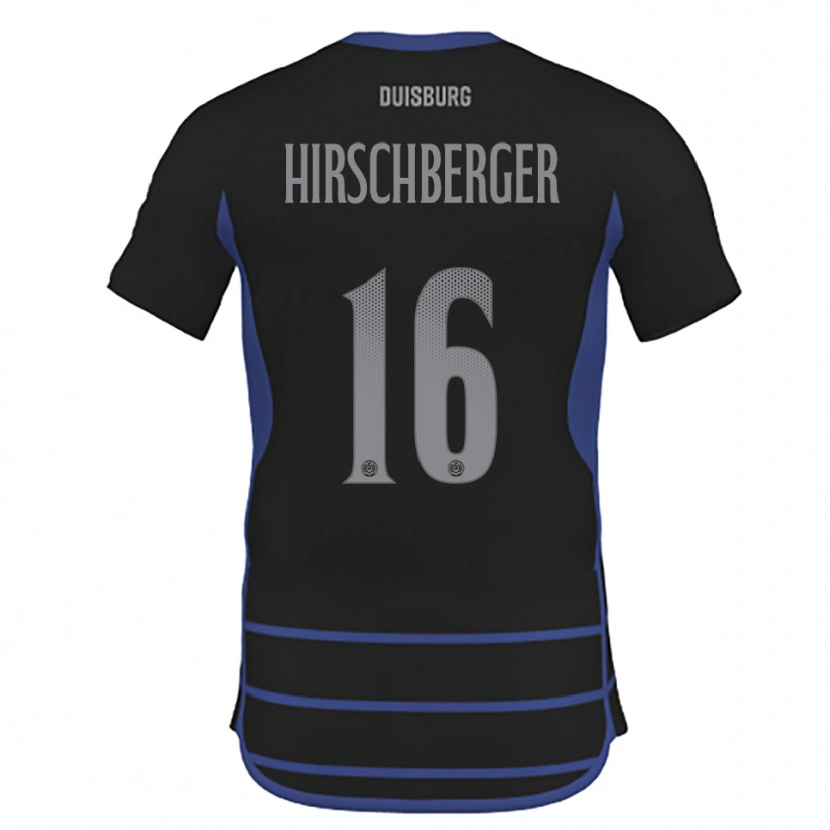 Danxen Heren Isabell Hirschberger #16 Zwart Blauw Uitshirt Uittenue 2025/26 T-Shirt België