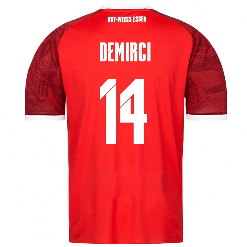 Danxen Heren Mehmet Demirci #14 Rood Bordeaux Wit Uitshirt Uittenue 2025/26 T-Shirt België