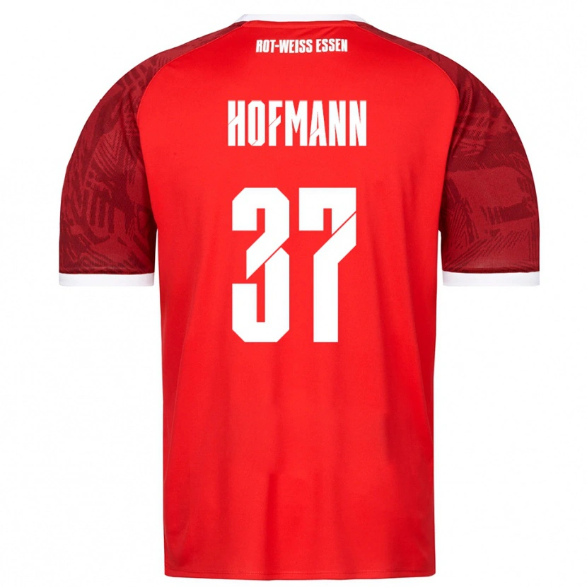 Danxen Heren Jannik Hofmann #37 Rood Bordeaux Wit Uitshirt Uittenue 2025/26 T-Shirt België
